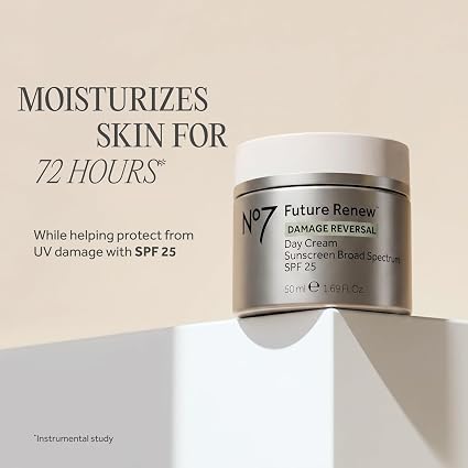 No7 Future Renew Damage Reversal Face Moisturizer Night Cream 1.69 Oz 50ml
