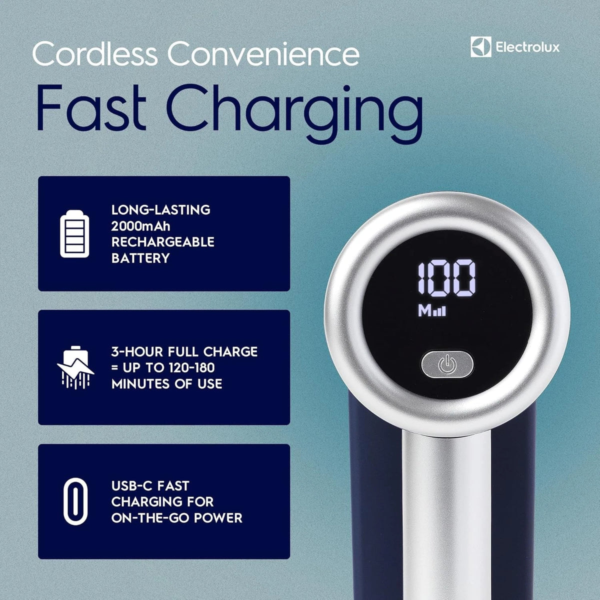 Rechargeable Fabric Shaver 3-Speed Electric Lint Remover with LED Display & Type-C