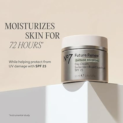 No7 Future Renew Damage Reversal Face Moisturizer Night Cream 1.69 Oz 50ml