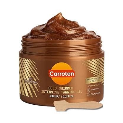 Carroten Gold Shimmer Intensive Tanning Gel SPF0 5.07 fl oz  150ml