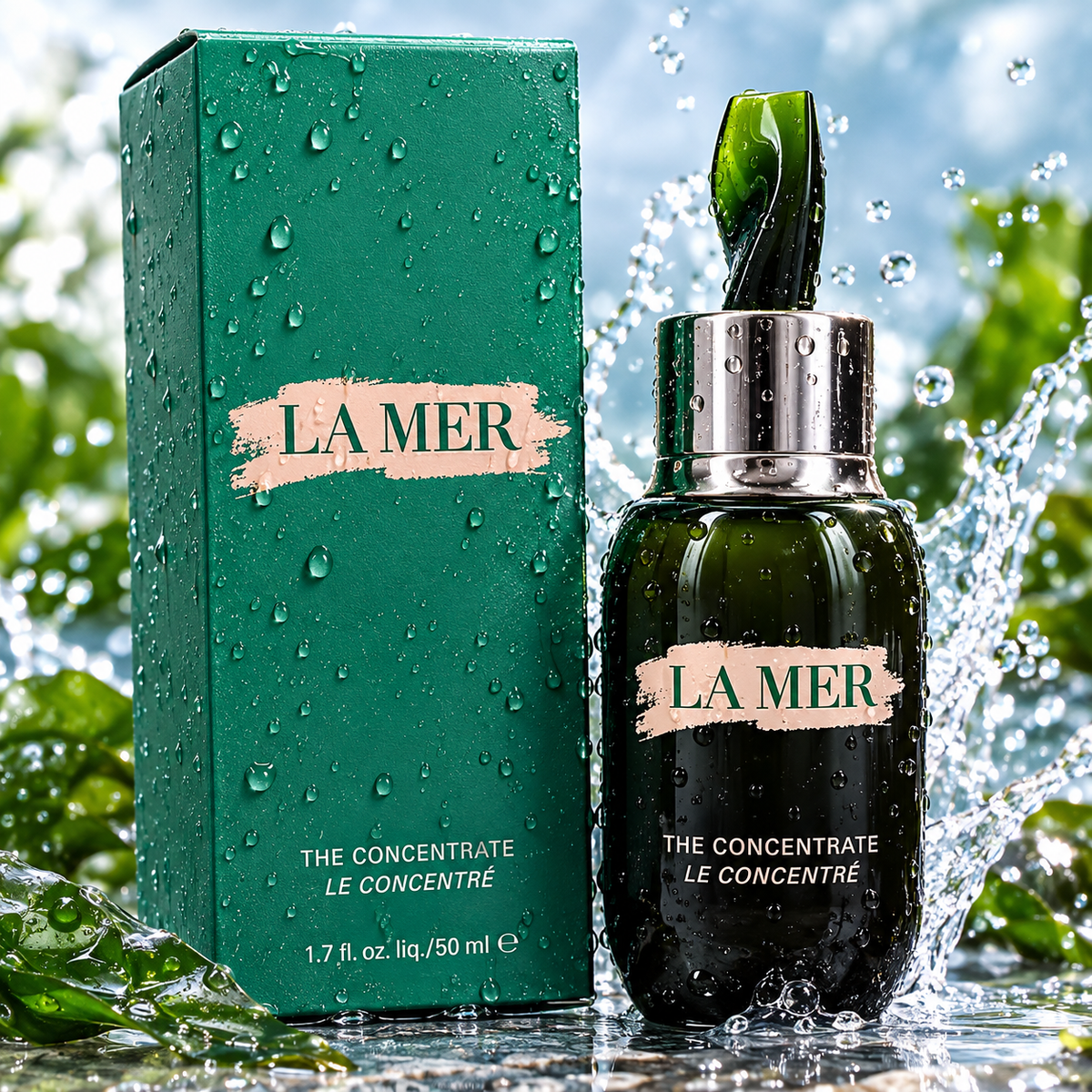 La Mer The Concentrate 1.7 oz / 50ml New - Factory Sealed Exp 2027