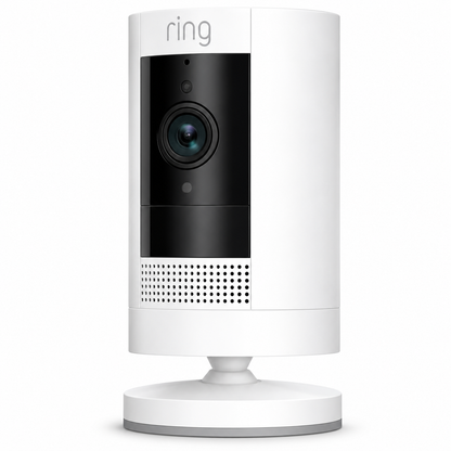 Ring Stick Up Cam Battery 1080p HD Outdoor Wireless Security Camera White