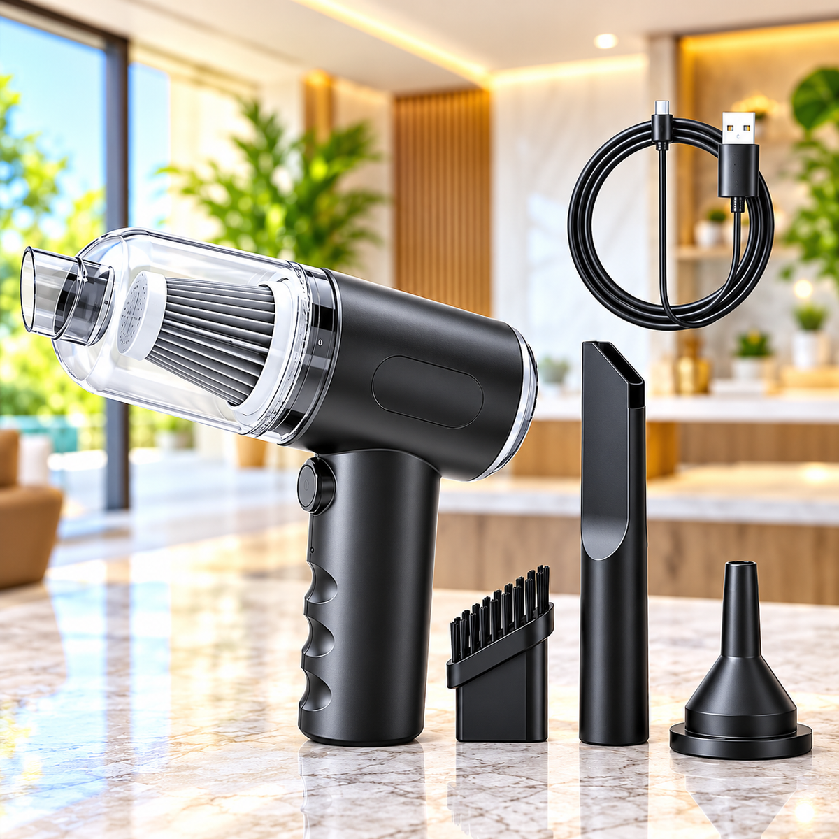 Handheld Vacuum Cleaner / Cordless Car Vacuum / USB Rechargeable Vacuum