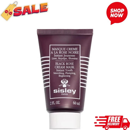 Share Black Rose Cream Mask by Sisley Paris Instant Youth 2 oz / 60ML Sealed & New