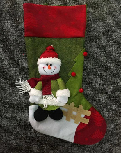 Personalized 3D Christmas Stockings Set of 3 – Holiday Gift Bags