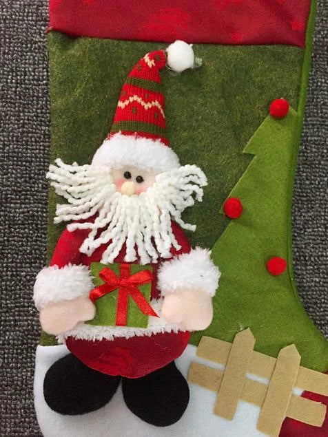 Personalized 3D Christmas Stockings Set of 3 – Holiday Gift Bags